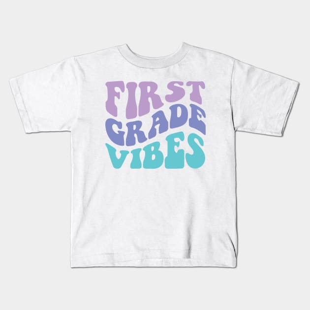 First-Grade-Vibes vintage Kids T-Shirt by Myartstor 